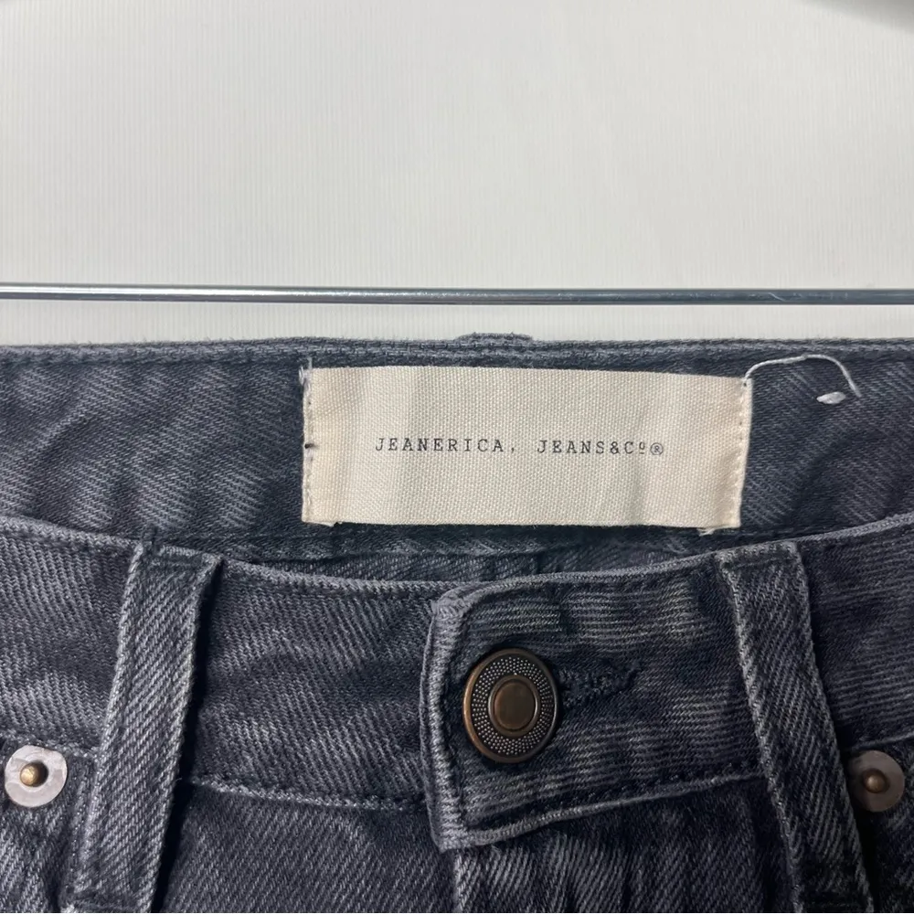 Jeanerica SW001 Cropped Used Black Jeans sz 25 - Image 5