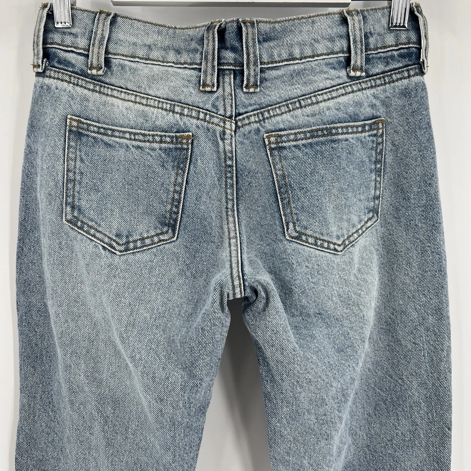 John Galt Brandy Melville Flare Jeans Low Rise Light Wash Women's Size Small - Image 5