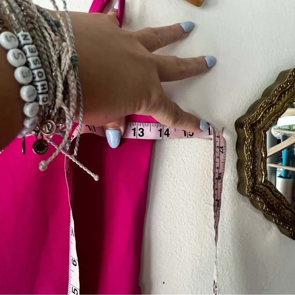 Aritzia WILFRED FREE Vital Pink Divinity Kick Flare‎ Jumpsuit Women's SIZE SMALL - Image 8