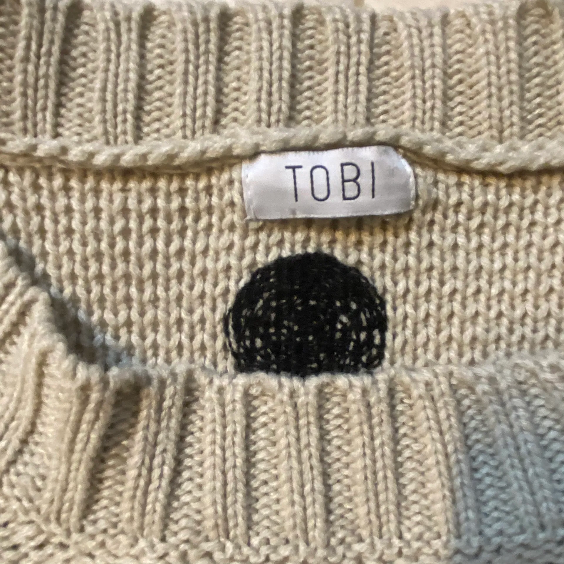 Ivory Polka Dot Sweater - Image 5