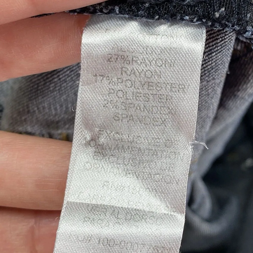 Democracy Jeans Womens‎ 10 Indigo Wash Ab technology Slim tapered Leg - Image 9