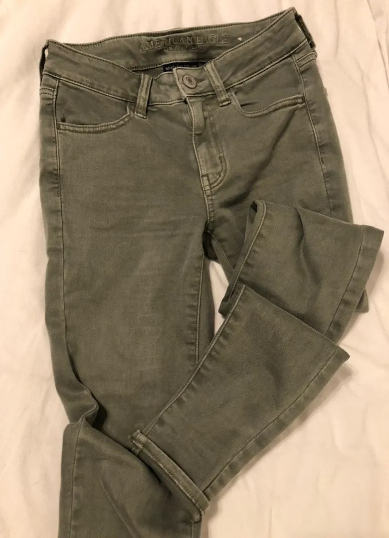 Jeans Green Size 0 - Image 4