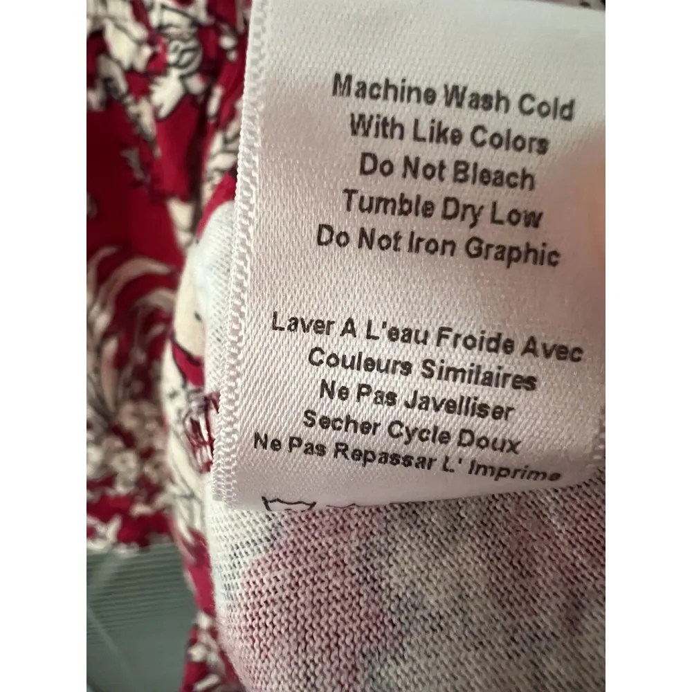 Spiritual Gangster Goddess Gang Romper Red Floral Womens Size XS / NWT - Image 8