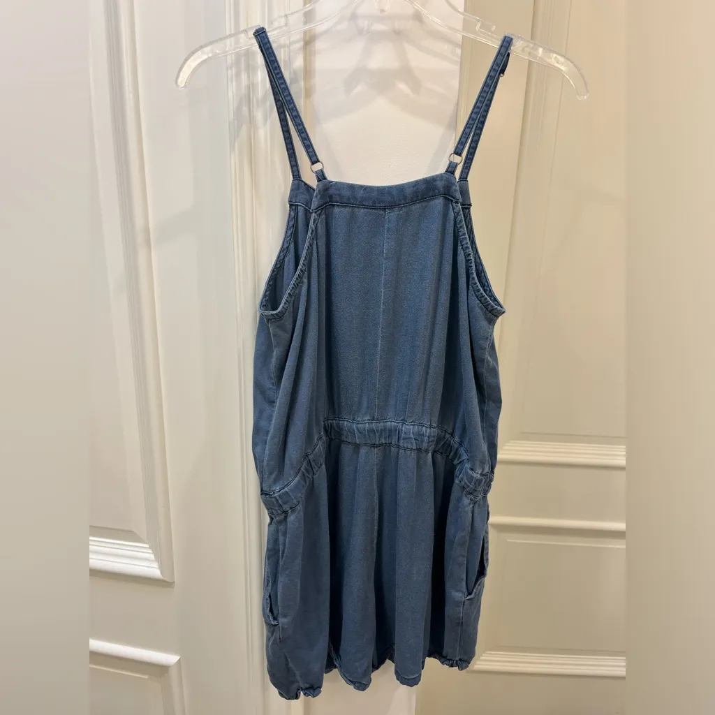 BP by nordstrom juniors/women’s blue Romper, Size medium - Image 4