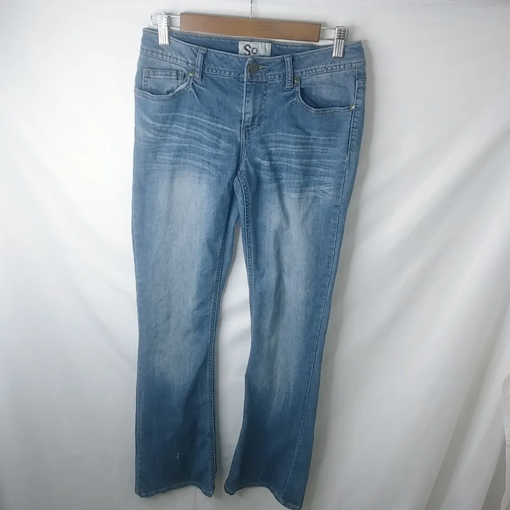 SO 5 28x31 Distressed Stitched Pocket Jeans - Image 9