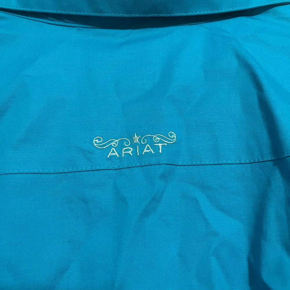 Ariat Teal Long Sleeve Shirt - Image 6