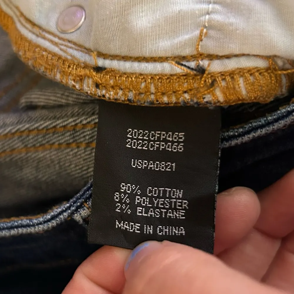 Universal Standard Joni High Rise Curve Slim Denim Blue Jeans USPA0821 Size 12 - Image 4