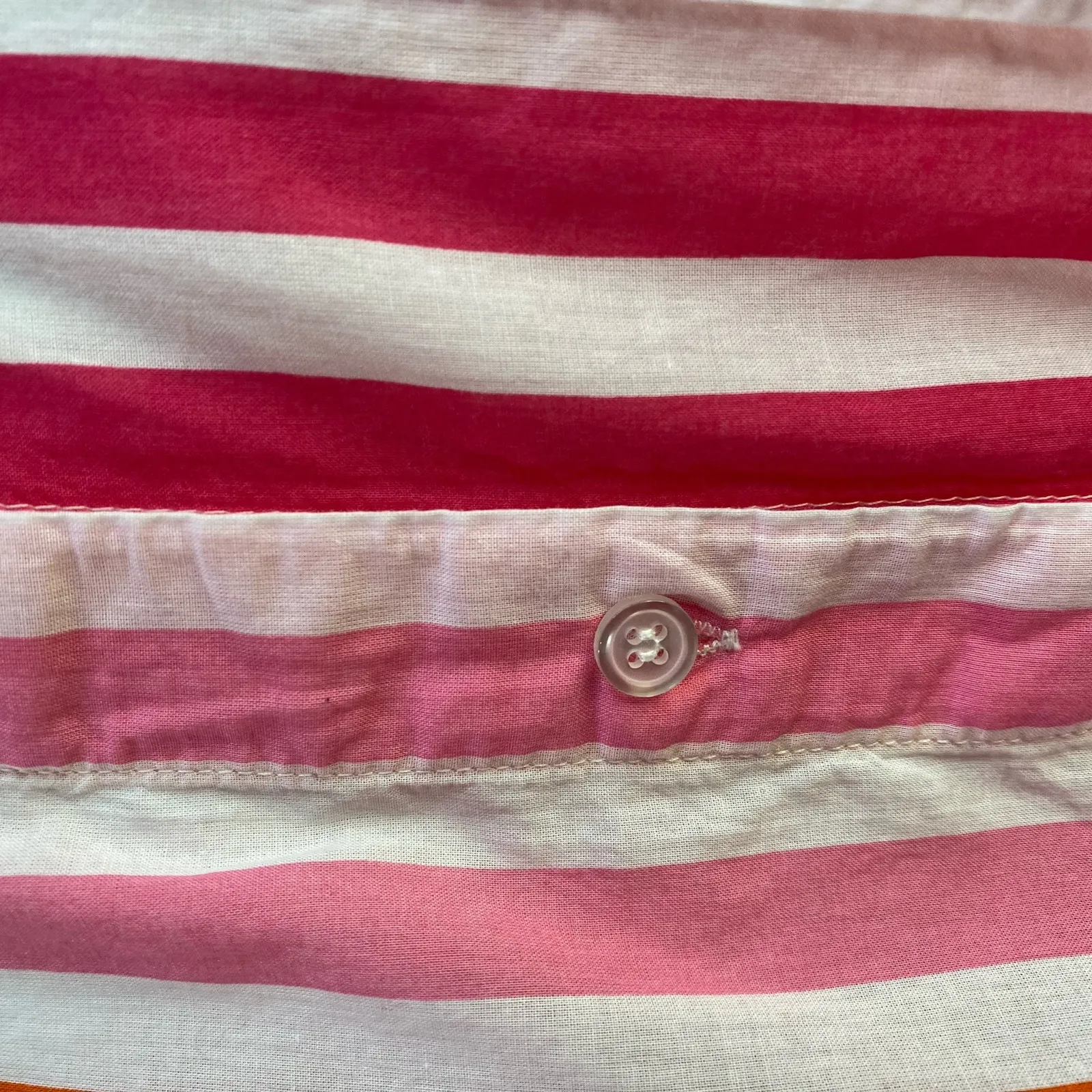 Beach Riot Alexa Sunset Stripe Button Down Swim Cover-Up Shirt Sz L Petite - Image 6