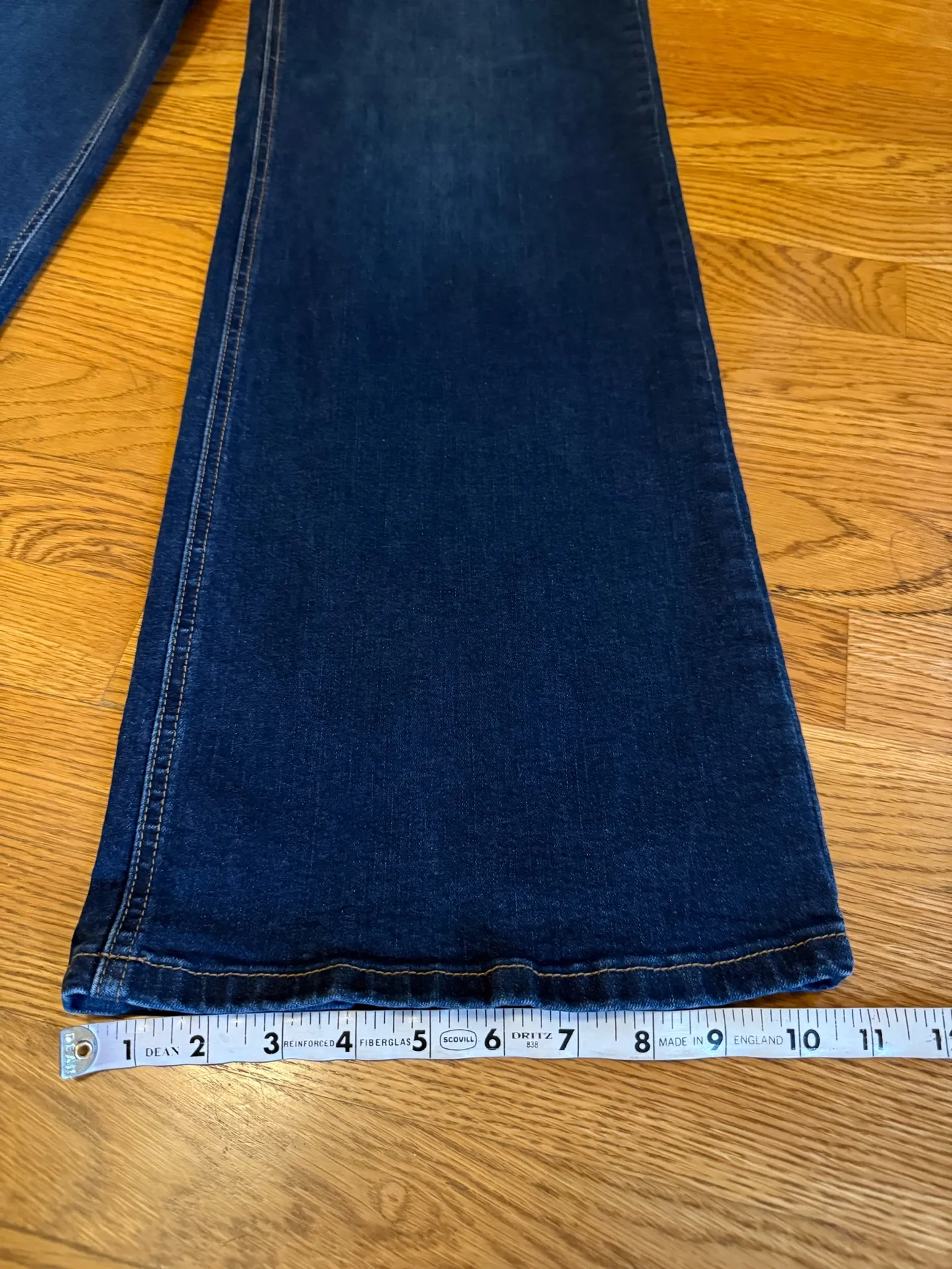 Vibrant  dark blue Wide Leg Jeans size 5 - Image 10