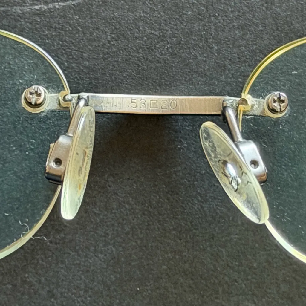 Movado Titanium frameless glasses. Prescription (can be replaced) EUC Silver - Image 11