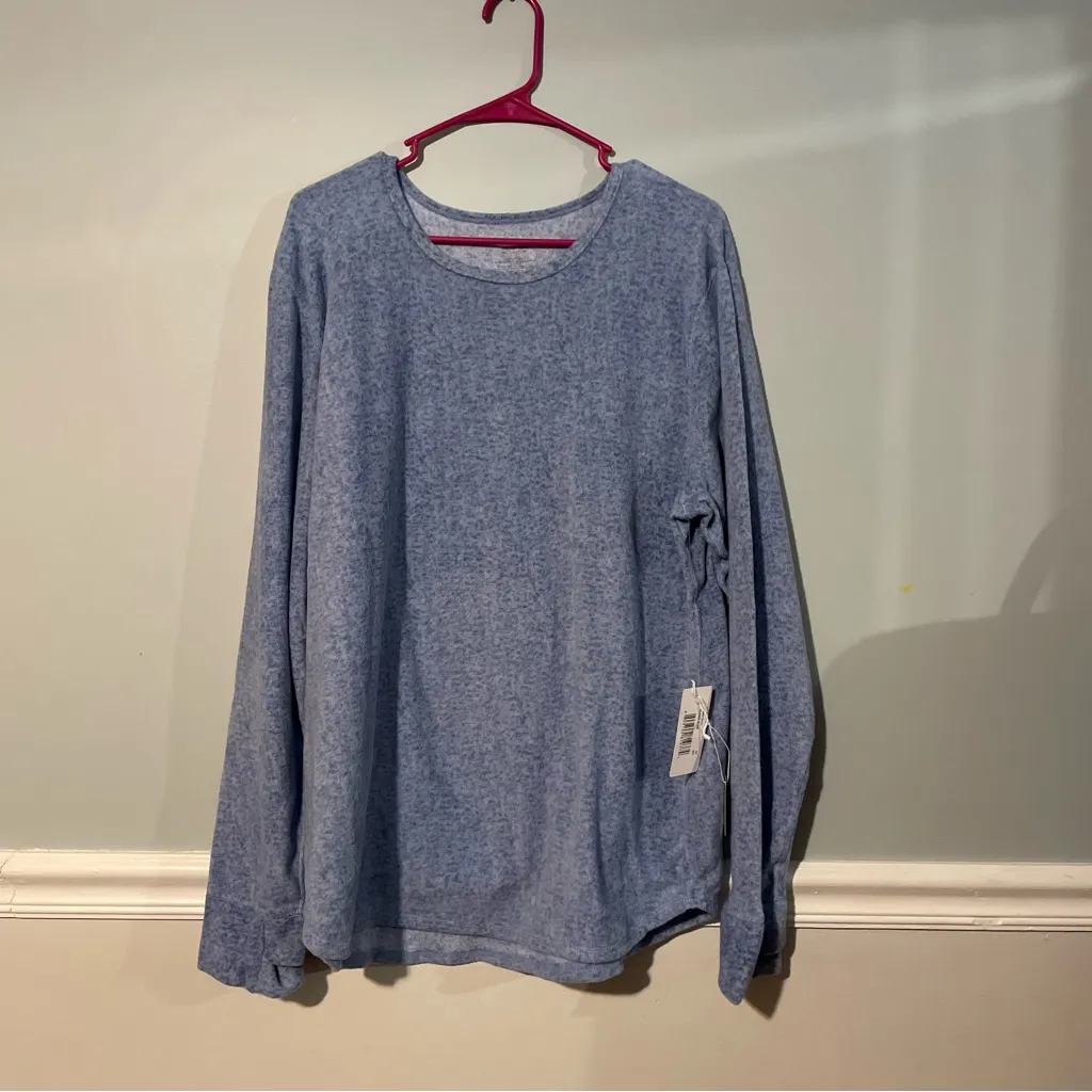 NWT ClimateRight by Cuddl Duds Fleece Long Sleeve Base Layer Top | Size: 3X - Image 3