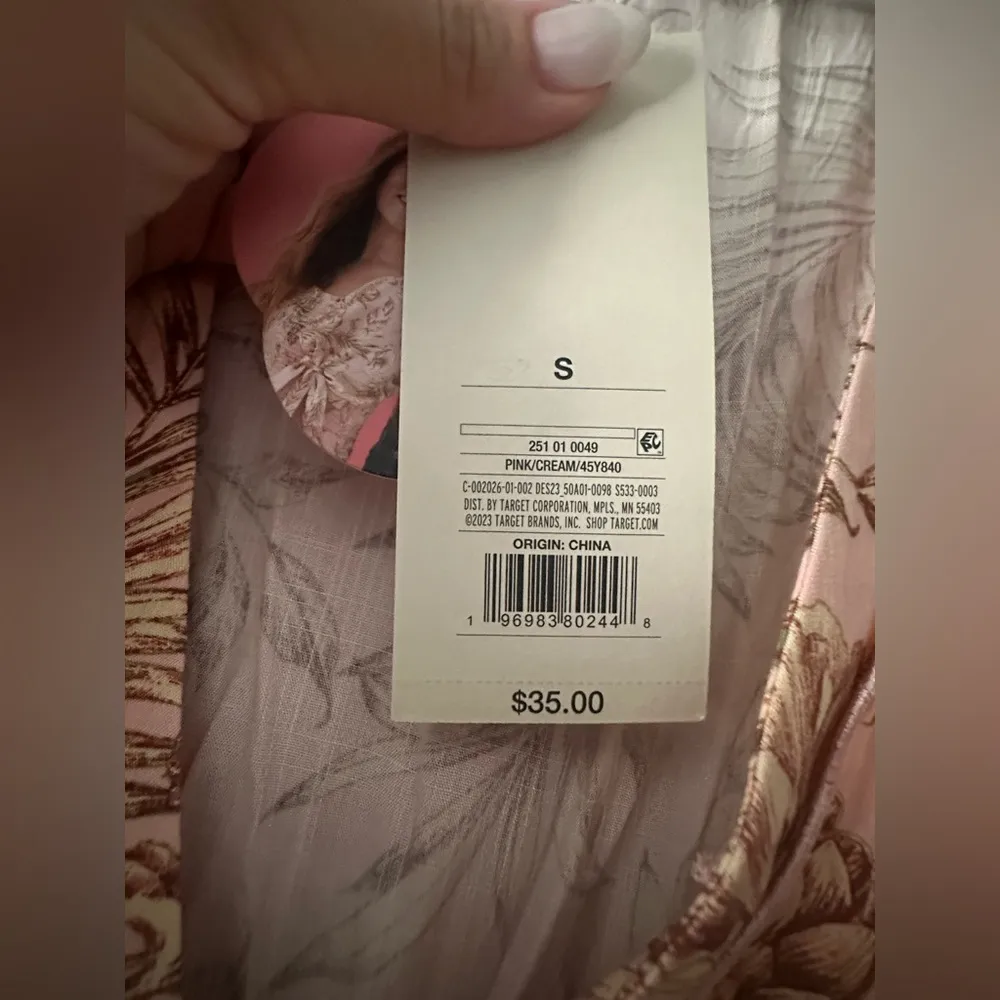 NWT Agua Bendita x Target sold out collab; long sleeved shorts romper - Image 4