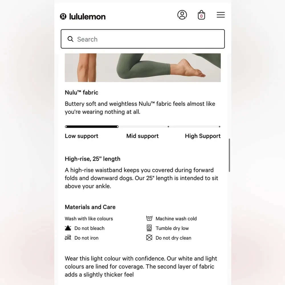 Lululemon Align 25 inch Legging Pink Peony - Image 2