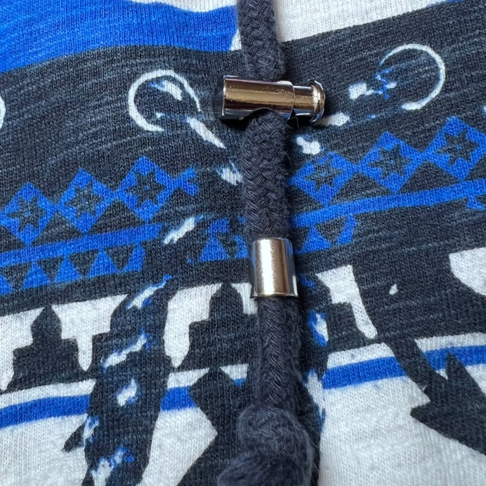 Onque Casuals Vintage Lightweight Jacket Women Large Red Blue Patriotic Nautical - Image 8