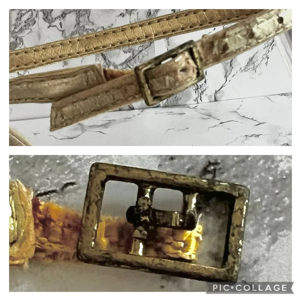 Carlos by Carlos Santana Gaia Black Gold Studded Ankle Strap Sandals 7.5 - Image 14