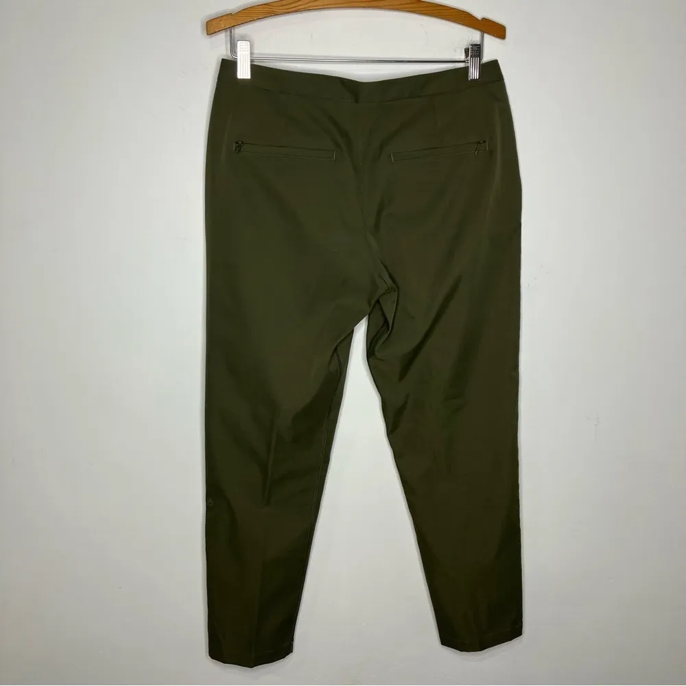 Lululemon city trek trouser olive green‎ size 8 - Image 13