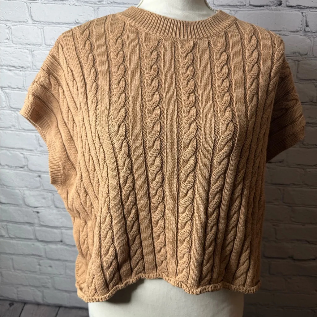 Olivaceous Brown Knit Sweater size large - Image 2