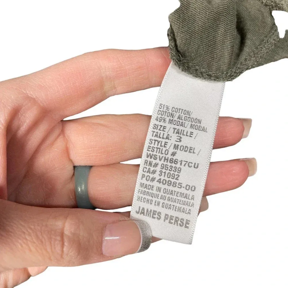 James Perse Scoop‎ Back Tank Dress Artillary Green Size 3 / US Large - Image 11