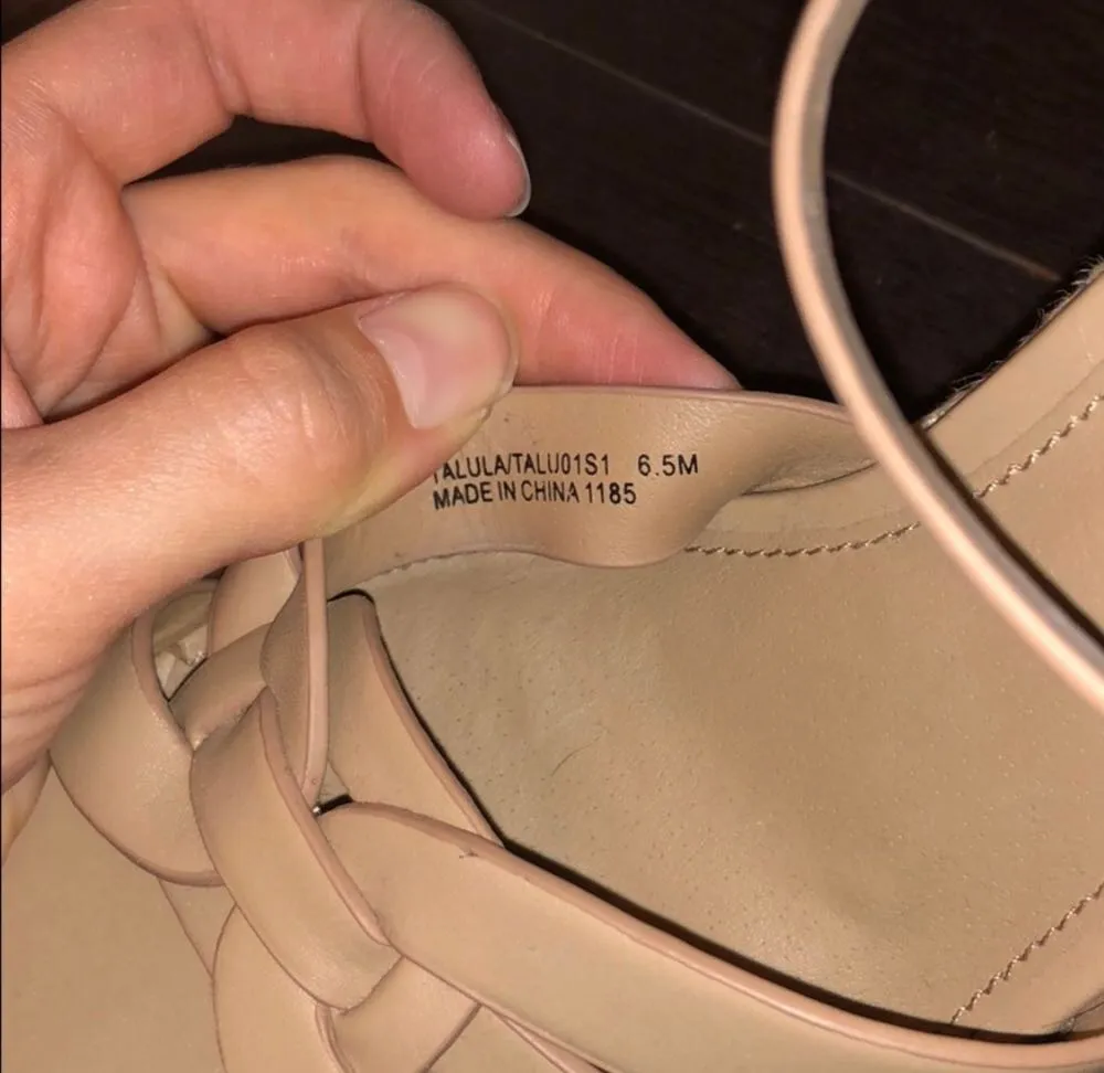 Beige Sandal Wedges  - Image 3