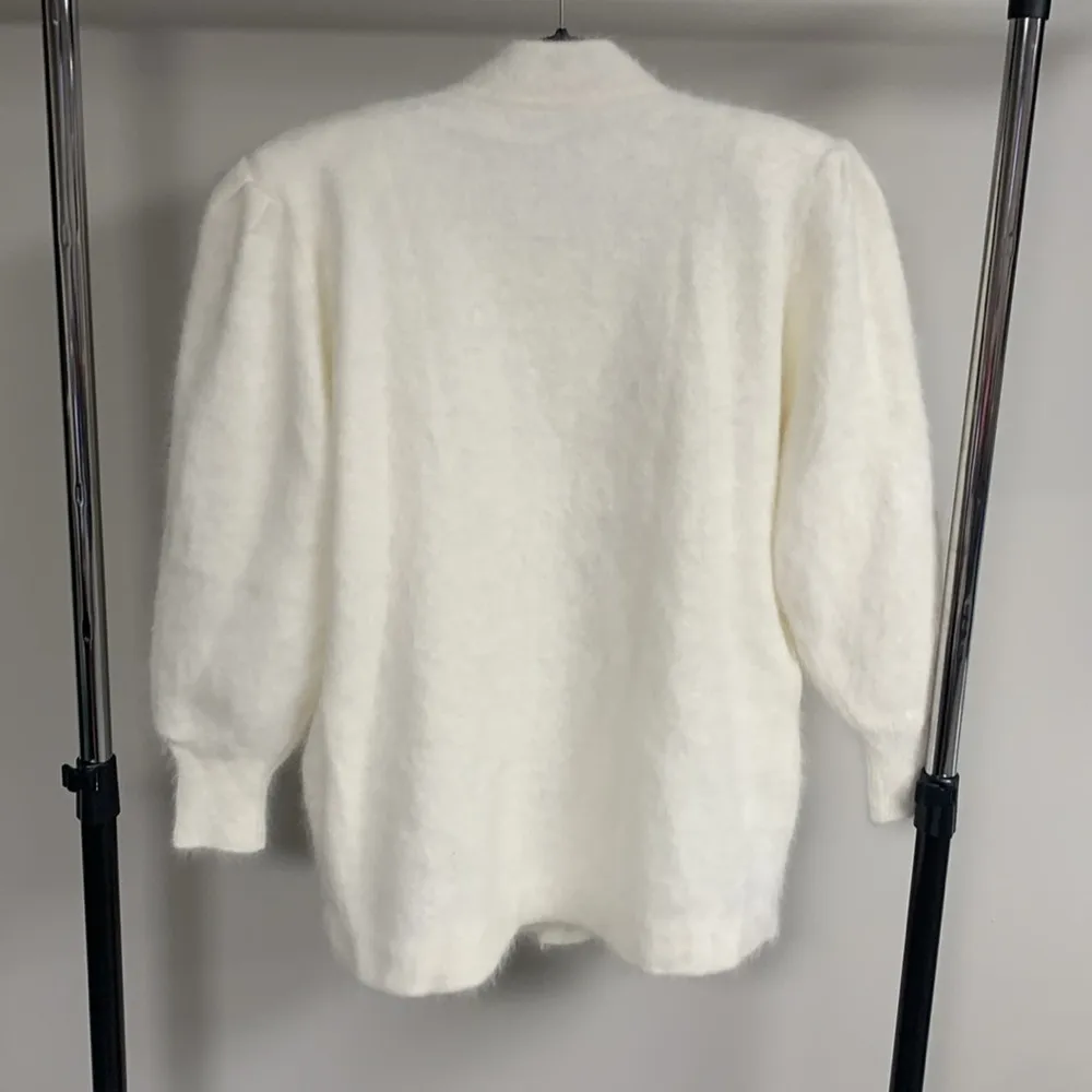 Lee Sands Angora Rabbit Fur One Size Coat - Image 7