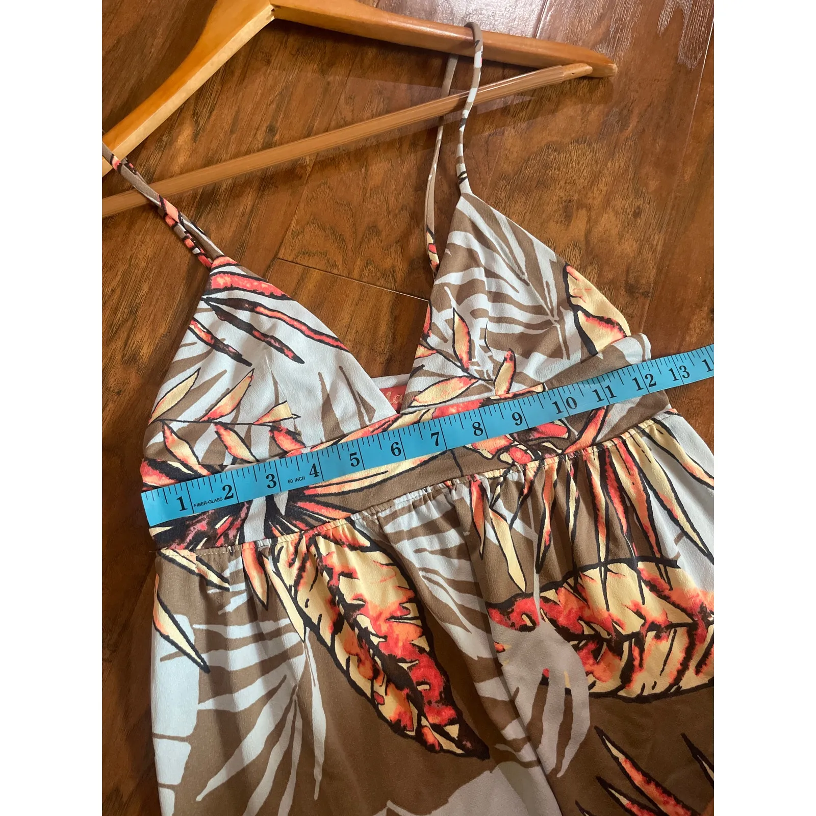 MAAJI Spontaneity Tiered Maxi Dress FEMININE BABYDOLL STRETCHY BEACH Small S - Image 6