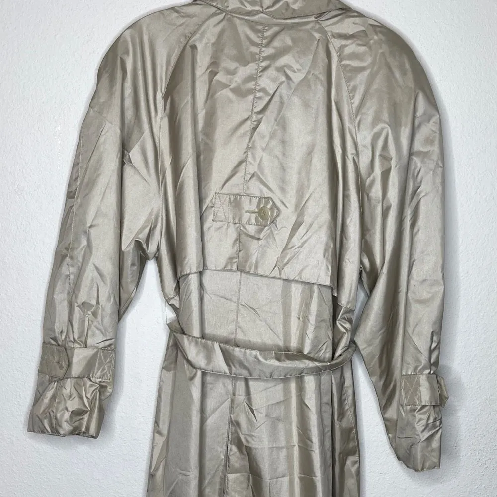 Vintage British Mist Trench Coat‎ Tan Size undefined - Image 4