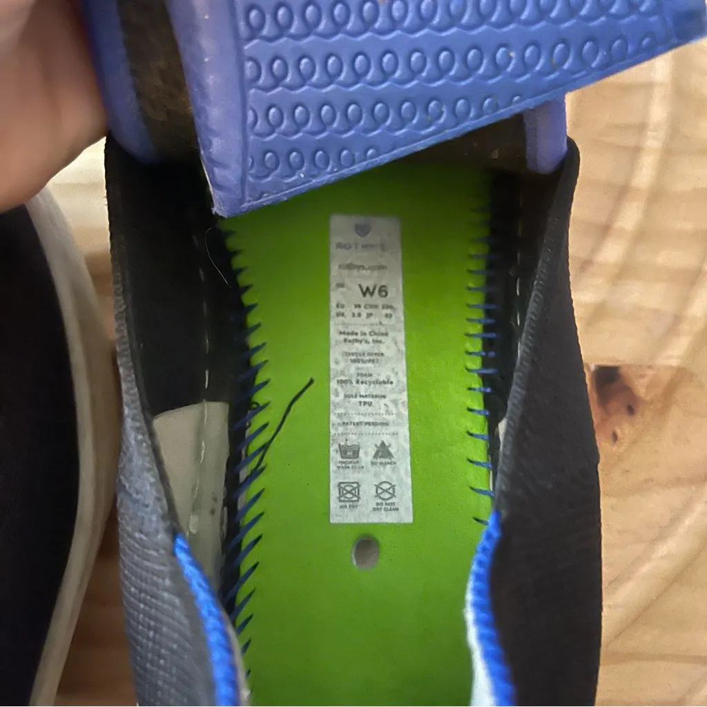 Rothy’s The Original Slip On‎ Sneaker Navy 6 - Image 3