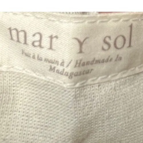 Mar Y Sol Raffia Shoulder Bag Black Woven Straw Purse Leather Tassel Madagascar - Image 10