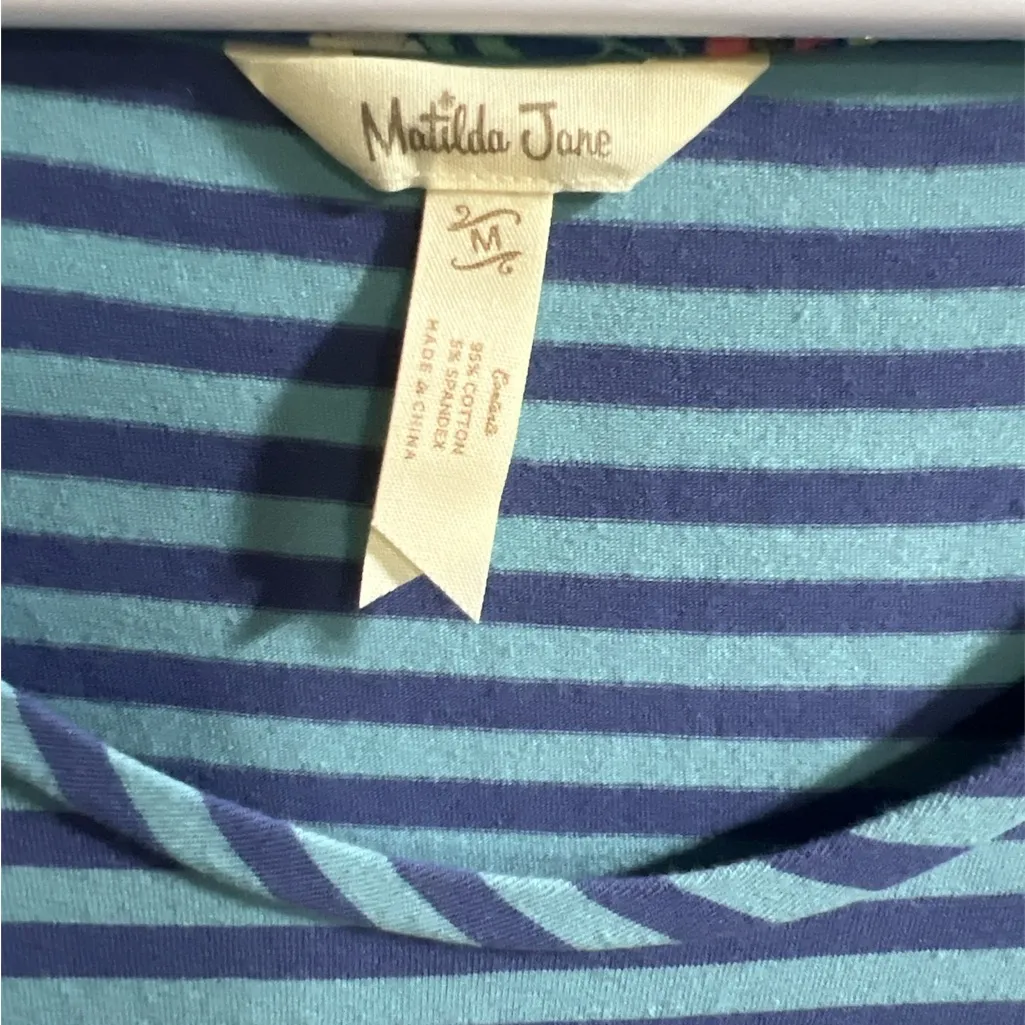 Matilda Jane Blue and Purple Cap Sleeve Sundress - Image 2