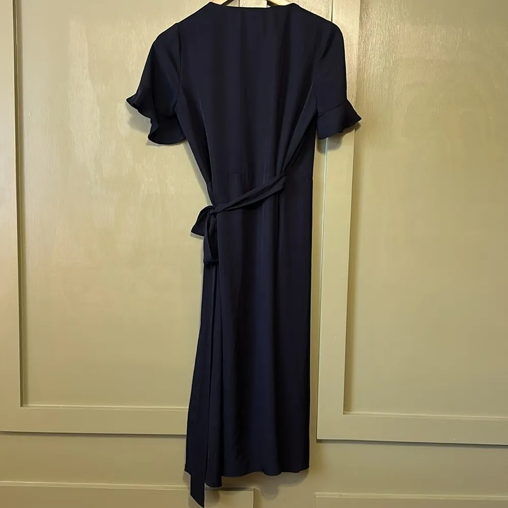 Madewell Ruffle Sleeve Wrap Dress - Image 5