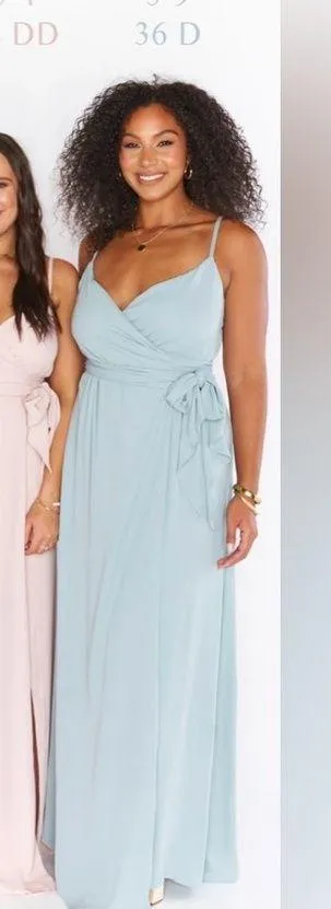 Show Me Your Mumu Liz Maxi Bridesmaid Dress Dusty Blush Crisp - Image 5