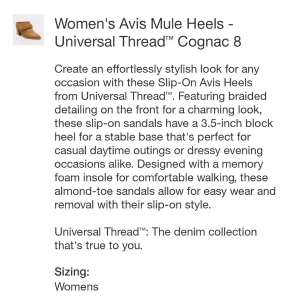 Universal Thread Women's Avis Mule Heels - Image 6