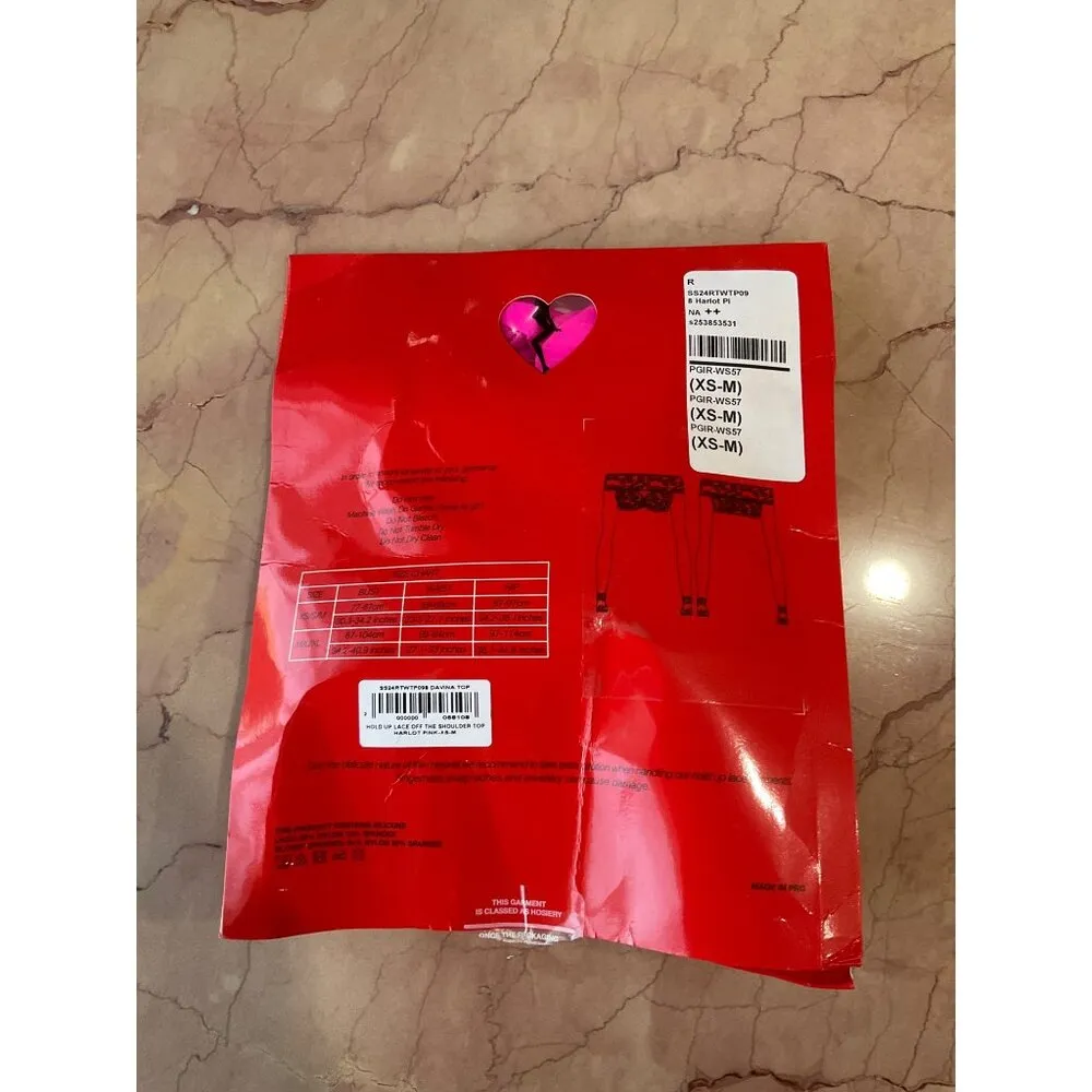 Poster Girl Davina Top in Harlot Pink XS-M New Womens Long Sleeve Cropped - Image 9