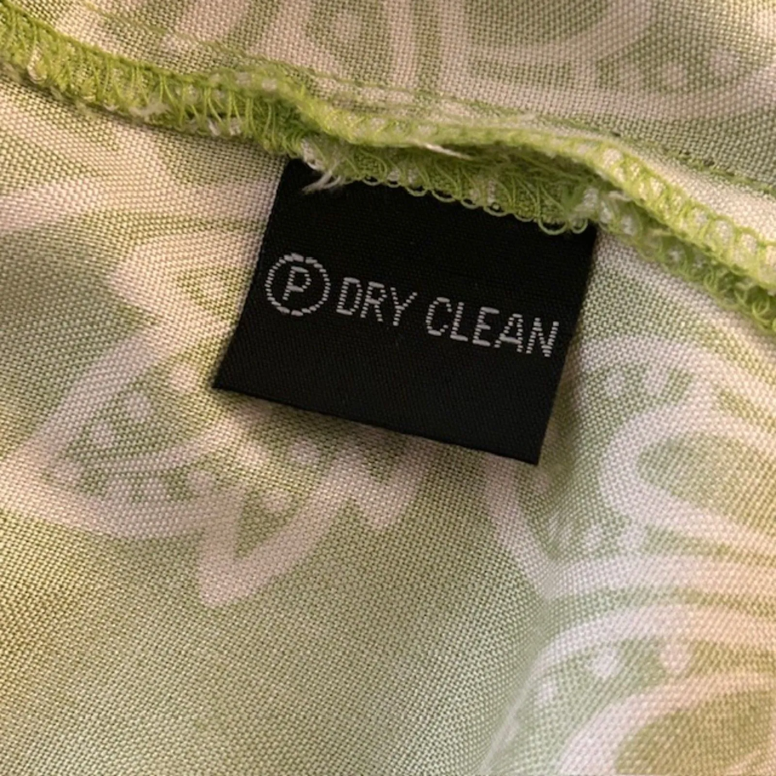 August Silk 100% Silk Tank Top Green Floral Paisley Size 14 Sleeveless Blouse - Image 6