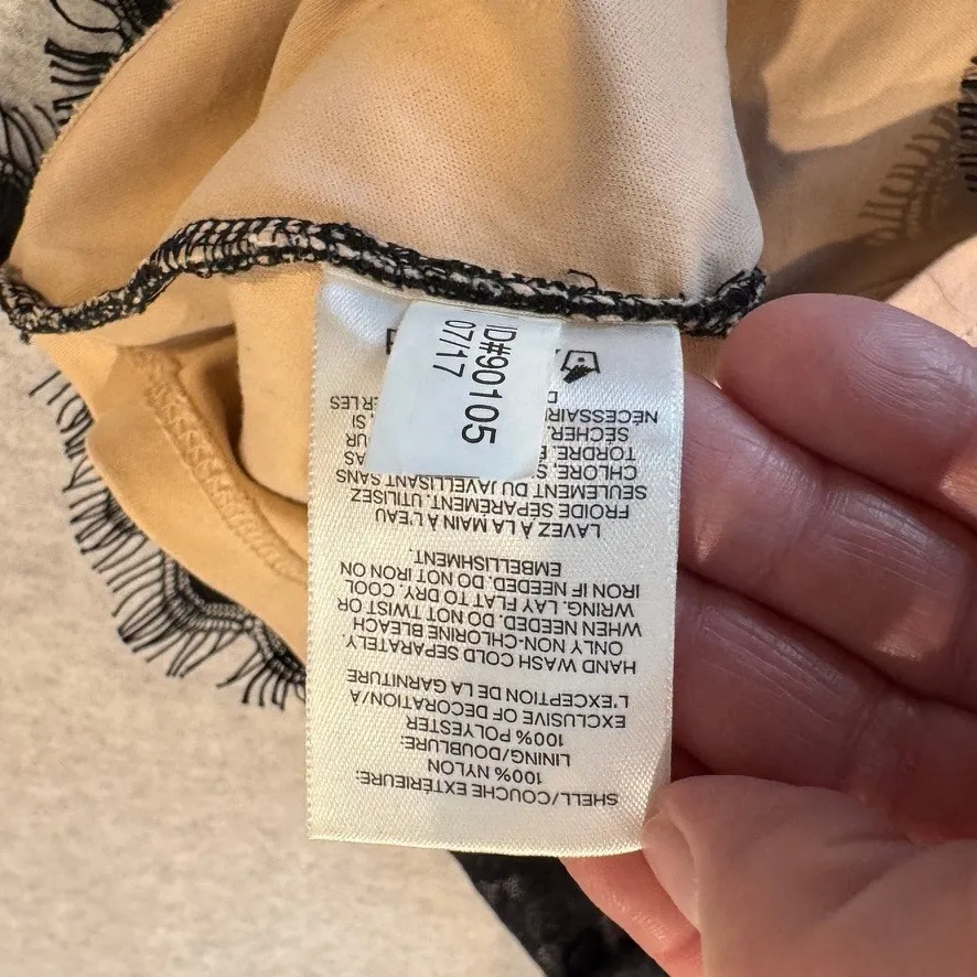 Express Whimsigoth Vamp Steampunk Lace Dress Black Floral‎ Party Cocktail Size 8 - Image 10