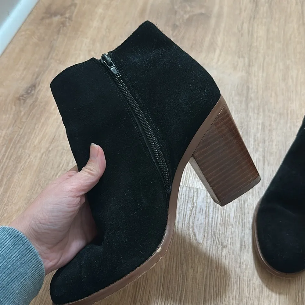 SOLE SOCIETY | Black Suede Leather Boots - Image 2