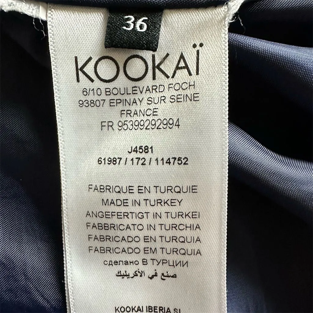 Kookai Women's Multicolor Aztec Geometric Pencil Mini Knit Skirt Size 4 Festival - Image 7