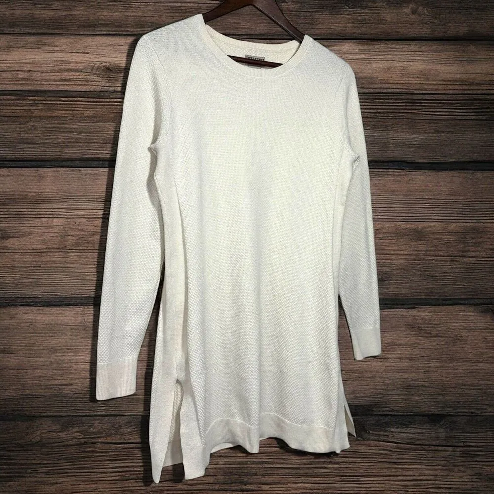 Duluth Trading S'no Sweat M Tunic Sweater Crewneck Side Slits Stretch Coolmax Size undefined - Image 2