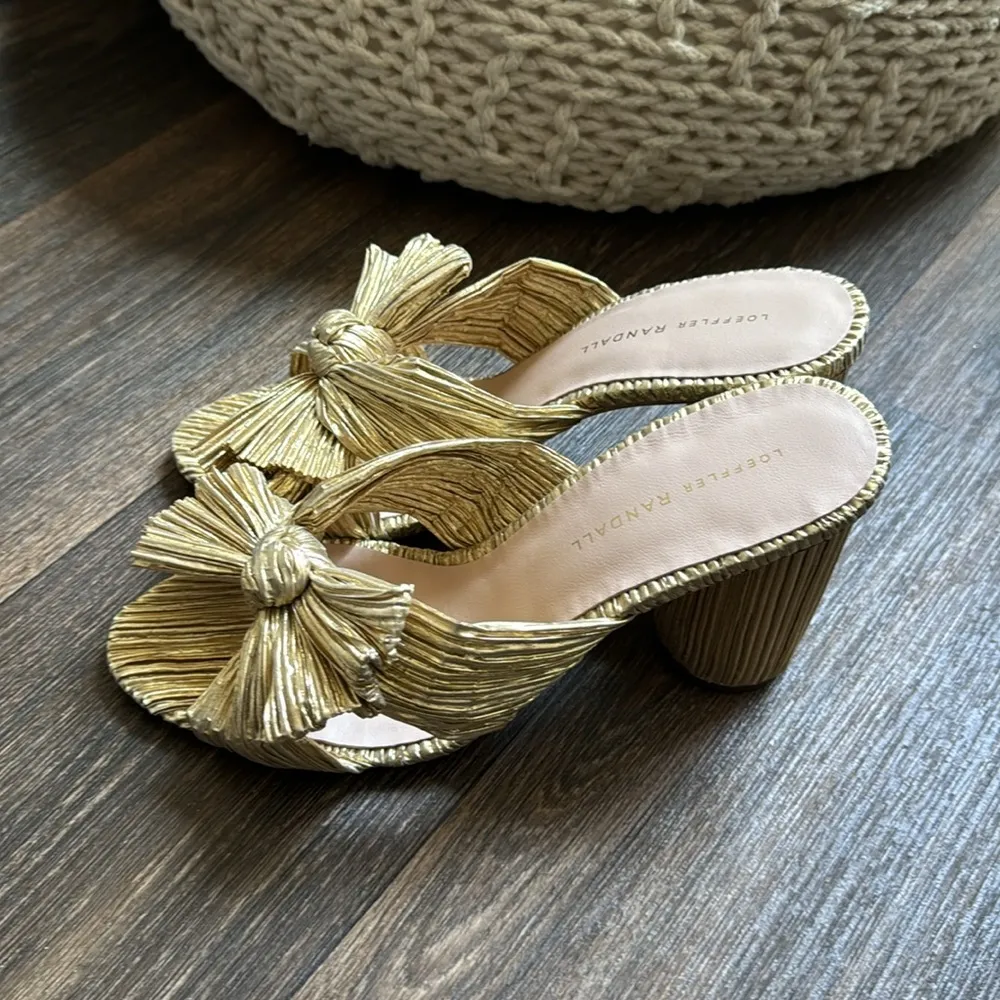 Loeffler Randall Penny 90mm pleated mules - Image 3