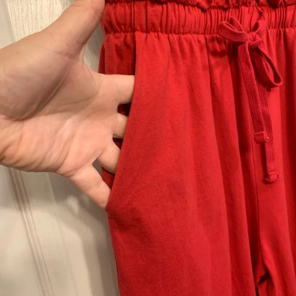 Jogging Sleeveless Red Jumpsuit. 1557 Size M - Image 5