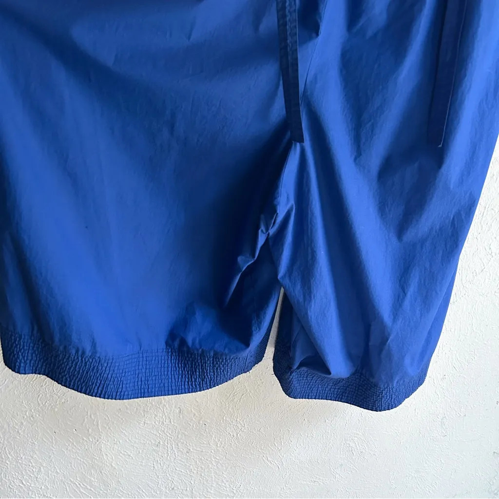 HEI HEI Anthropologie Blue Cotton Wide-Leg Jumpsuit Large Petite - Image 5