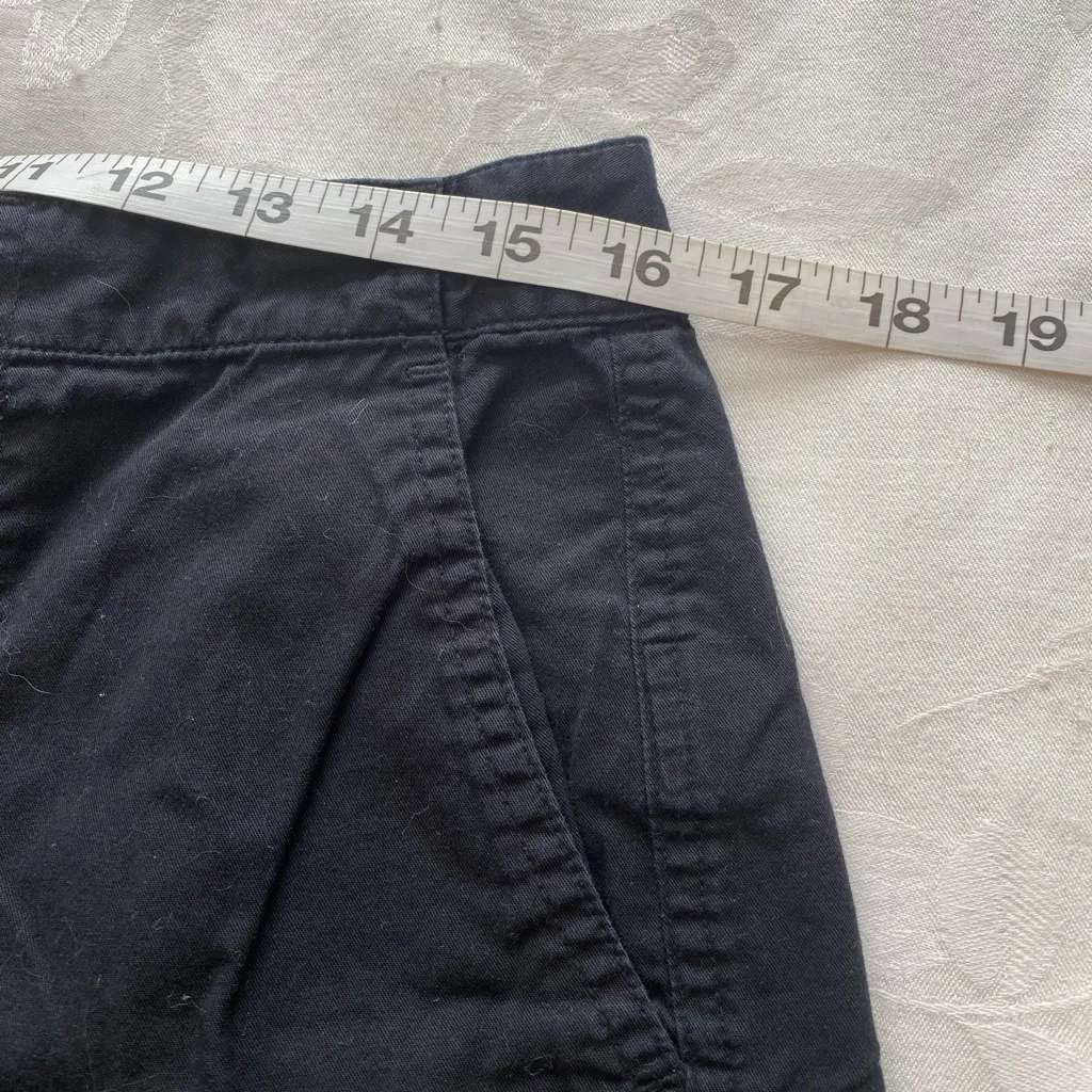 Lauren Ralph Lauren Black Cotton High waist Shorts sz 10 - Image 3