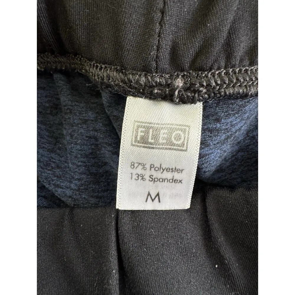 FLEO Navy Blue Colorblock Tapered Leg Women’s Sporty Loungepants Size Medium - Image 6