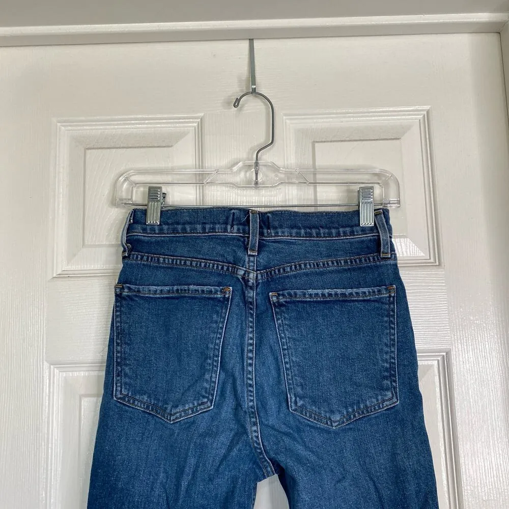 AGOLDE Nico High Rise Slim Fit Jeans Subdued Wash Size 25 Button Fly - Image 7