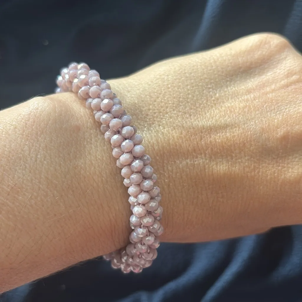 RETAIL $50 Kinsley Armelle Isabella Collection Lilac Bracelet (Limited Edition) Purple - Image 3