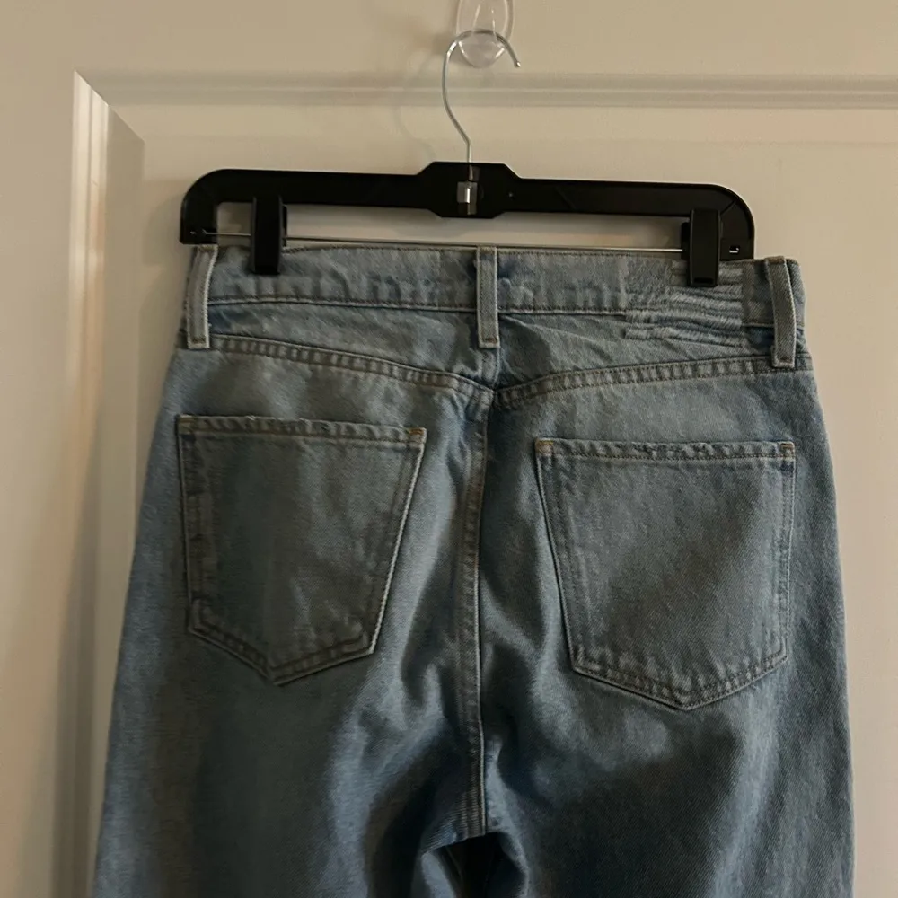 Revice Denim Light Wash High Rise Button Fly Straight Leg - Image 7