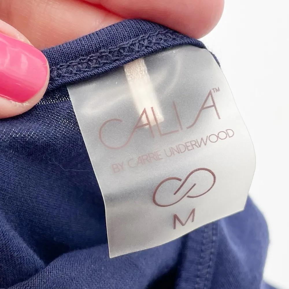 Calia by Carrie Underwood Think of All the Things Graphic Tank Top Size Medium Blue - Image 7