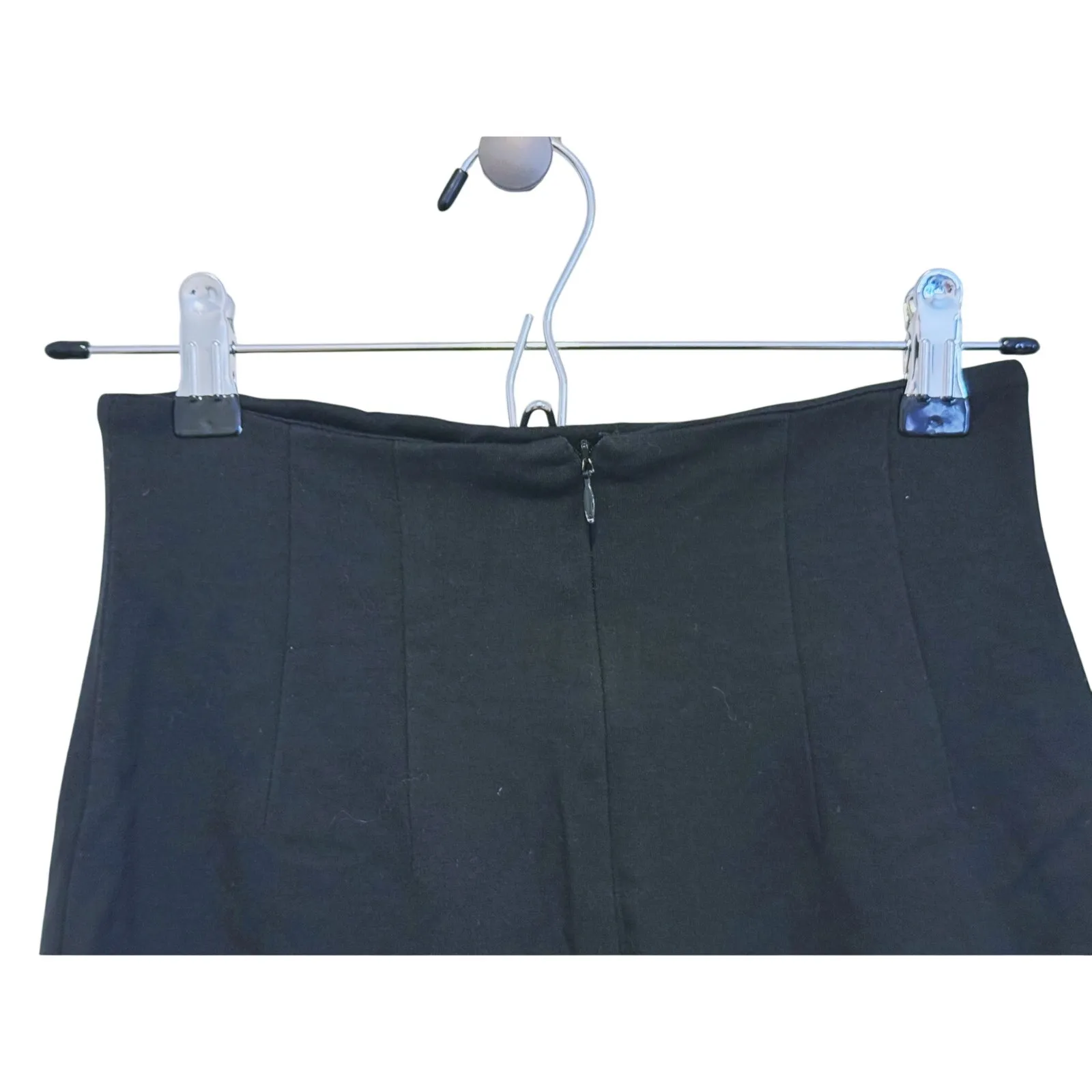 Theory Minimalist Pencil Skirt Size 2 Black Tailored Academia Workwear Classic - Image 8