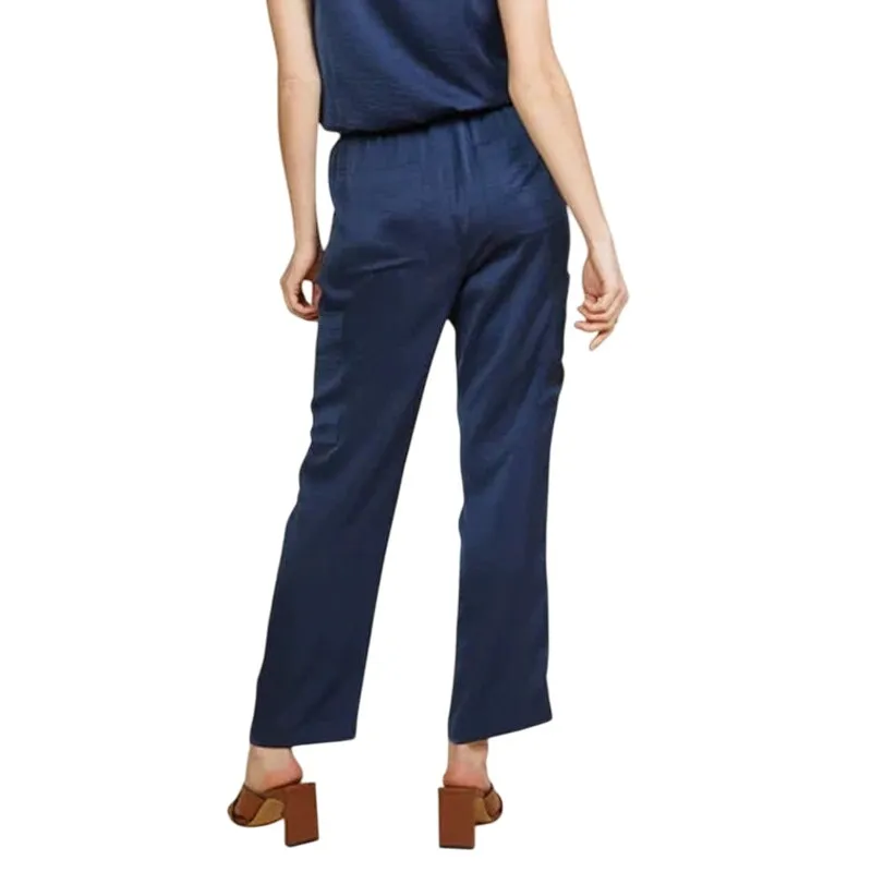 Skies Are Blue Pintuck Cargo Pants Womens L Blue Pull On Relaxed Utility Comfort - Image 6