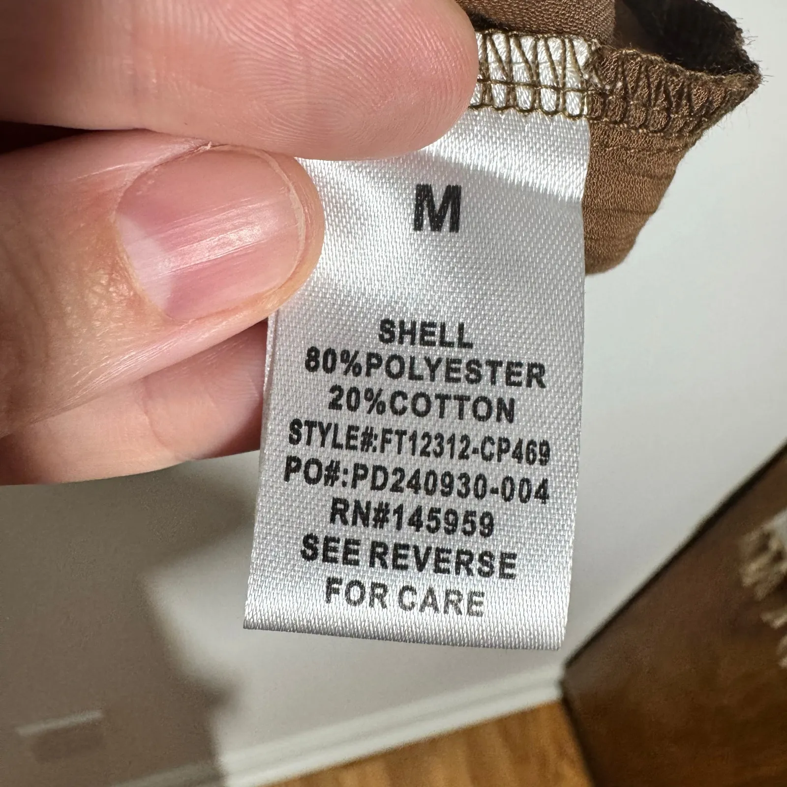 Dress Forum Boho Cropped Tank Shirt Women M Chocolate Brown Adj. Strap Vacation - Image 4